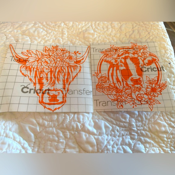 2 Cow Vinyl Decals - Picture 3 of 5